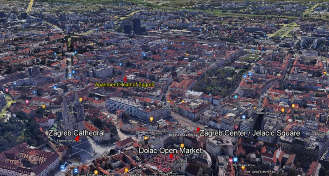 Apartment Heart Of Zagreb Exterior foto